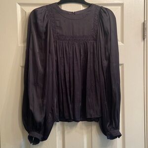 Ulla Johnson Black blouse size 2.